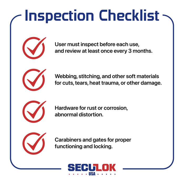 SECULOK Tool Lanyards for Hand Tools, Tool Tether, Fall Protection, Flexible Heavy Duty Lightweight Tool Lanyard with Carabiner