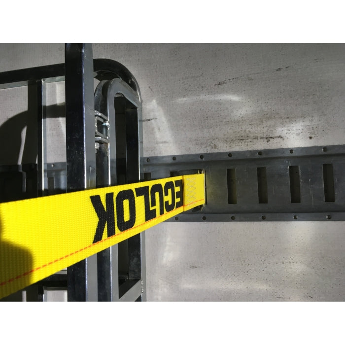 SECULOK 2"x12' E-Track Ratchet Straps with Spring Fittings
