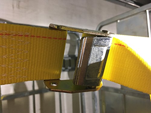 SECULOCK 2''x20' Logistic Cam Buckle Straps, E-Track Straps