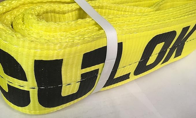 SECULOK Tow Strap 2PK 3" x 30’, Recovery Strap, Poly Web Sling with Reinforced Loops, Vehicle Recovery Rope, Lifting Strap, 23,000 LBS WLL Tree Saver for Rigging, Moving, Towing, Hoisting
