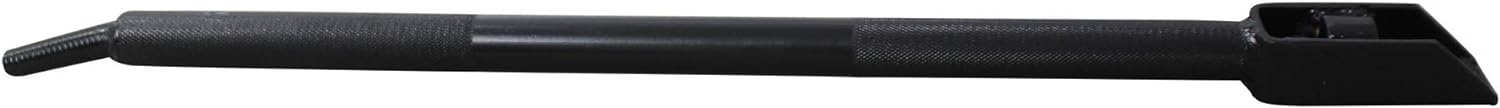 Painted Combination Winch Bar 35 inch with Rounded Head, Alloy Steel, Non-Slip Grip, Square End, Angular Tip for Secure Operation, Designed for Use with Trailer Winches on Flatbeds and Trucks