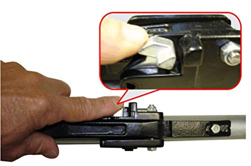 SECULOK Round Tube Adjustable Load Bar/Cargo Bar with 2''X4'' Pads
