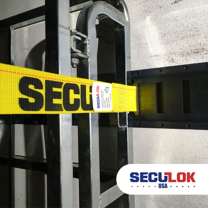 SECULOK 2PK E Track Tie Down Rail Kit 8 inch, Horizontal Powder-Coated E Track Rails with 12 Gauge Steel, 3,000 LBS for Secure Cargo, Motorcycle, ATVs, Heavy Loads in Garages, Vans, Trailers