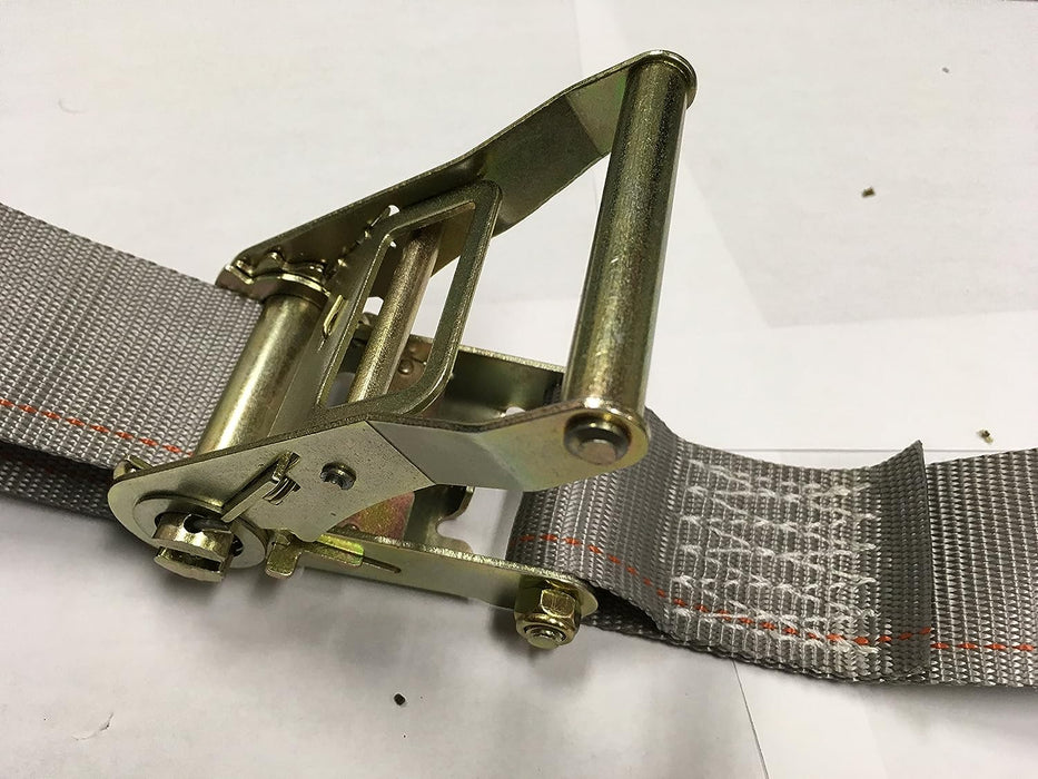 SECULOK 2" x 16' Logistic Ratchet Etrack Strap with E/A Series Spring Fitting