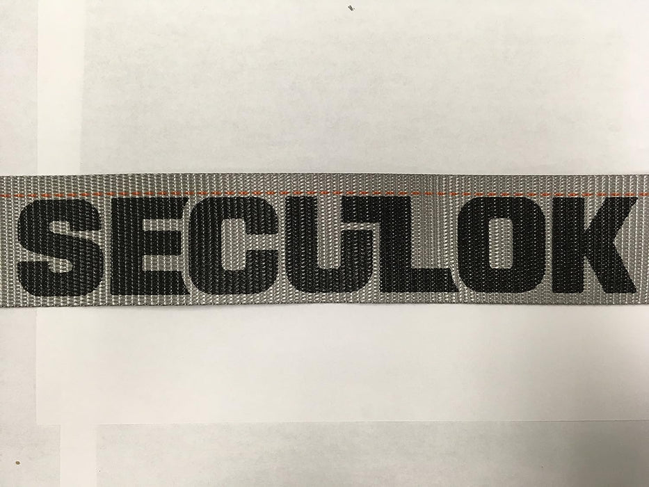 SECULOK 2" x 16' Logistic Ratchet Etrack Strap with E/A Series Spring Fitting