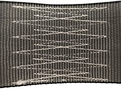 SECULOK 4" x 30' Grey Winch Strap with Flat Hook  Working Load Limit 5400 LBS, Breaking Strength: 16,200 LBS for Flatbed Trailers
